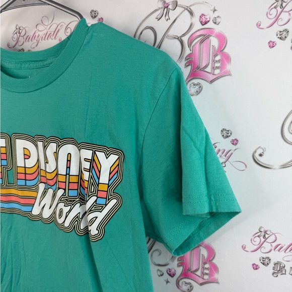 Walt Disney World T-shirt green blue orange yellow parks merch Graphic T-Shirt - Picture 3 of 9